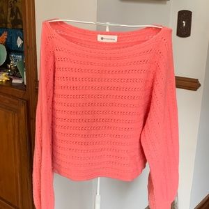 The Impeccable pig viscose and nylon cropped balloon‎ sleeve sweater. Worn once.